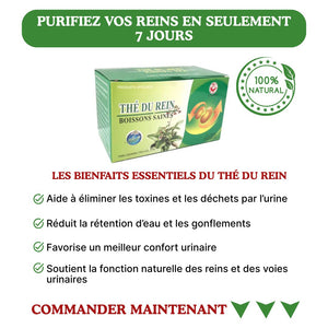 (Purifiez vos reins en seulement 7 jours)PACK DE 20 THE DU REIN 100% NATUREL