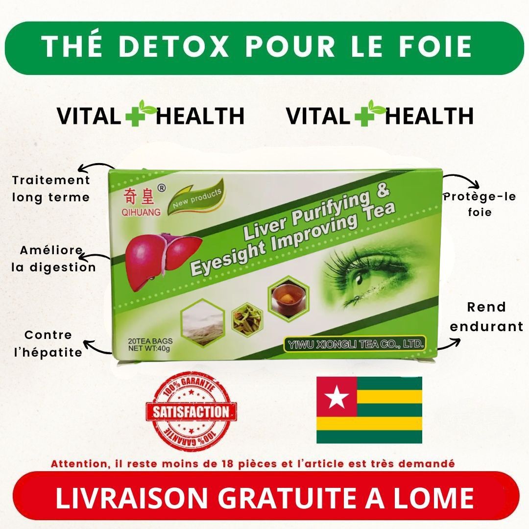 01 Acheté = 02 Offerts) Pack de 20 Thés Nettoyeur de Foie et Anti Hépatite TG