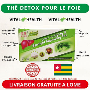 01 Acheté = 02 Offerts) Pack de 20 Thés Nettoyeur de Foie et Anti Hépatite TG